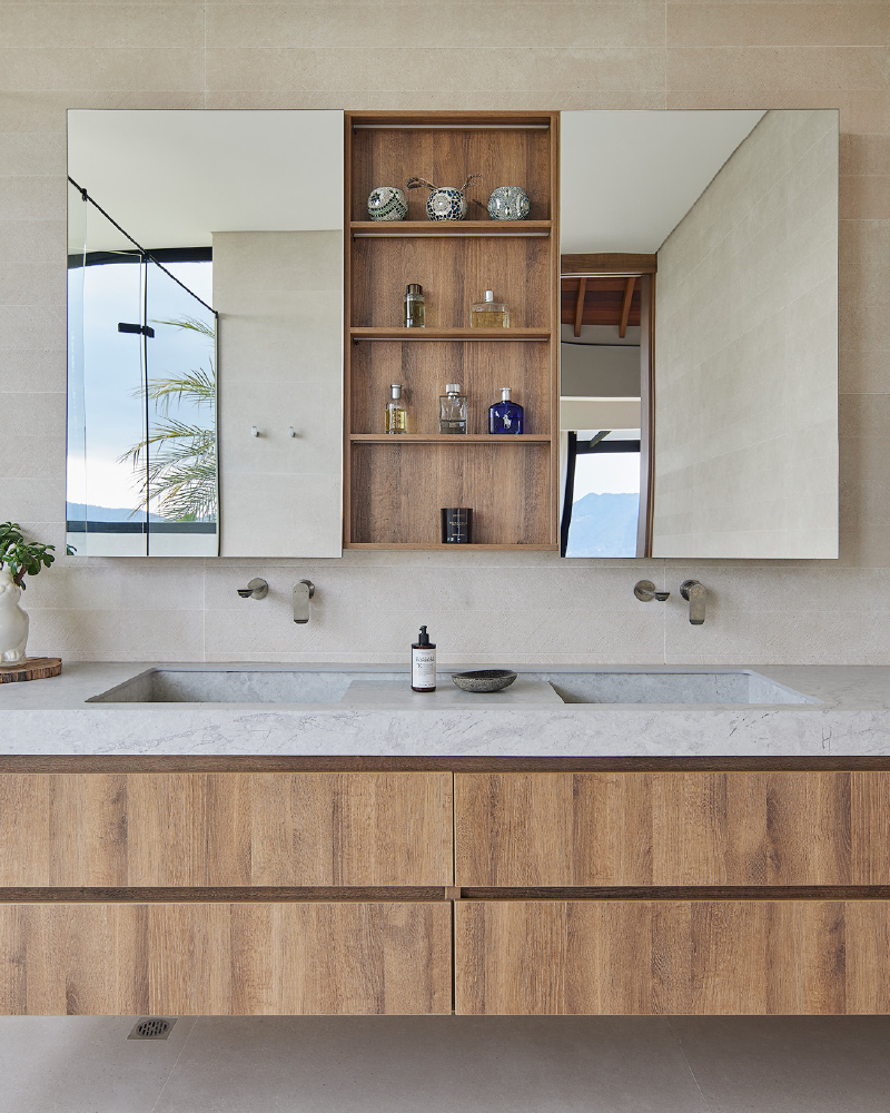 carrusel vertical Baño Altea Calacatta Grey