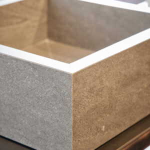 Lavamanos integrado Neolith Aspen Grey