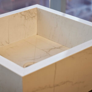 Lavamanos integrado Neolith Mont Blanc